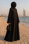 Pleated Detail Abaya