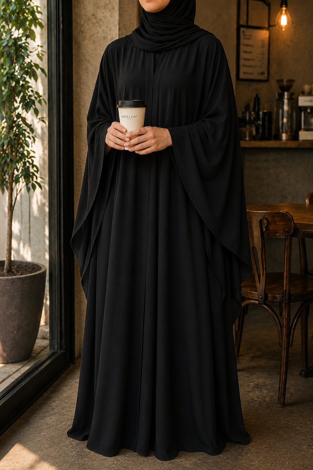 Batwing Abaya