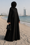 Pleated Detail Abaya